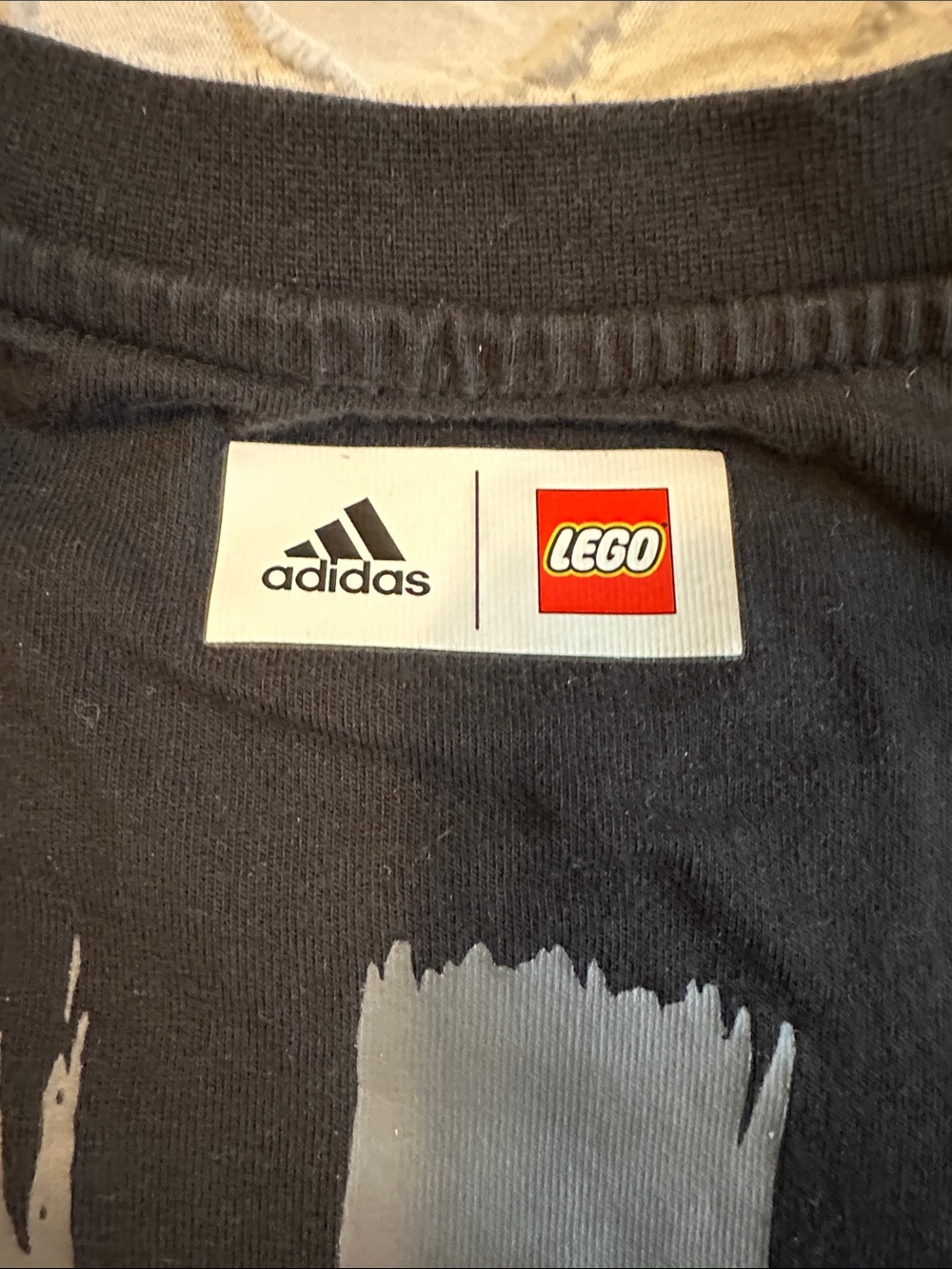 adidas / Lego collab - Black Tee with Green, Blue & Red Ninja Graphics - Picture 4 of 5